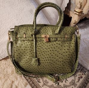 Large Elegant Green Tote bag